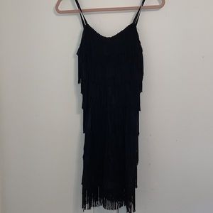Flapper dress black size small
